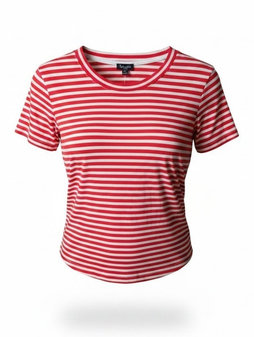 Splendid Red and White Striped Short Sleeve Tee